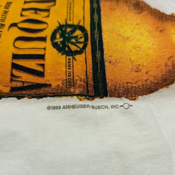 Vintage 90s Tequiza Anheuser-Busch Two Sided Graphic Promo Defunct Beer Shirt XL - Picture 4 of 12